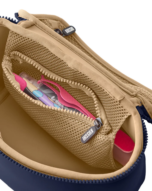 Neoprene Small Train Case Navy