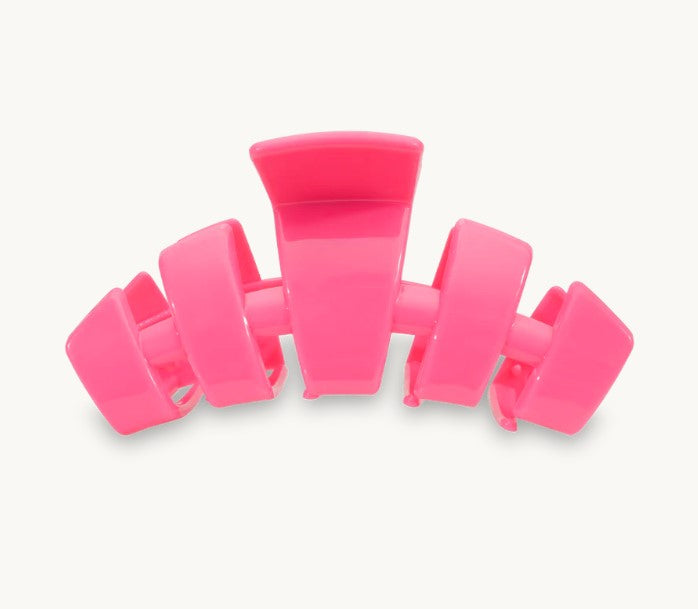 Teleties Large Clip Hair Accessories in Hot Pink at Wrapsody