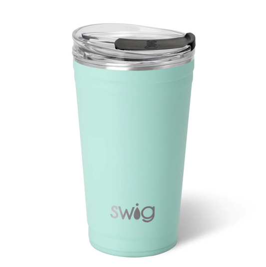 Swig Party Cup 24oz Seaglass Drinkware in  at Wrapsody