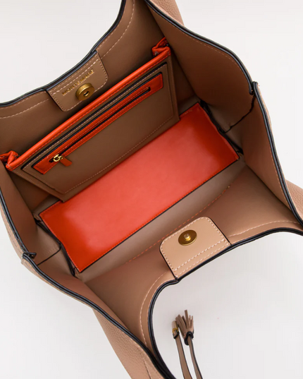 Sedona Tote Latte Totes in at Wrapsody