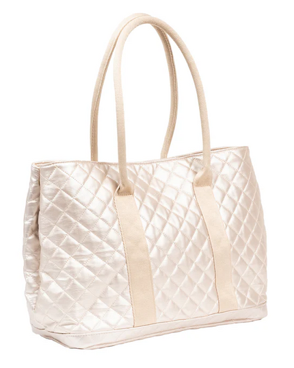 Scout Miss Manors Quilted Champagne Totes in at Wrapsody