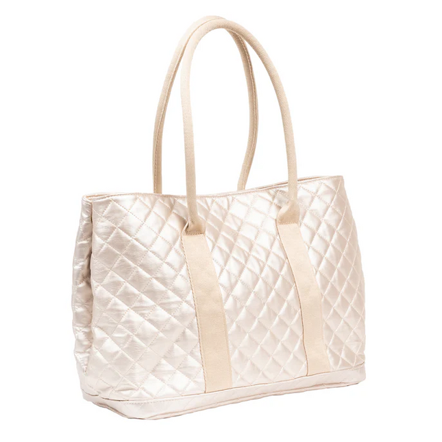 Scout Miss Manors Quilted Champagne Totes in at Wrapsody