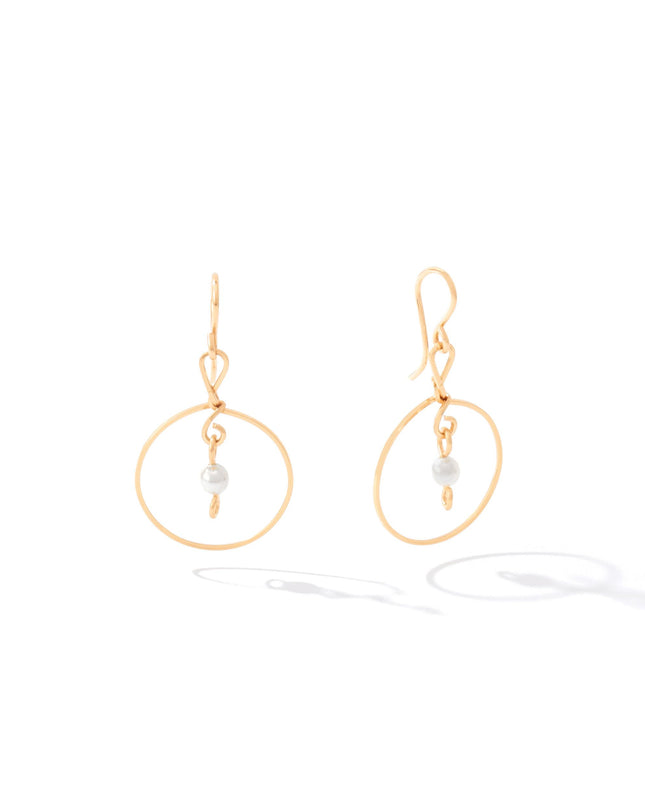 Ronaldo Always By My Side Gold Earrings Earrings in at Wrapsody