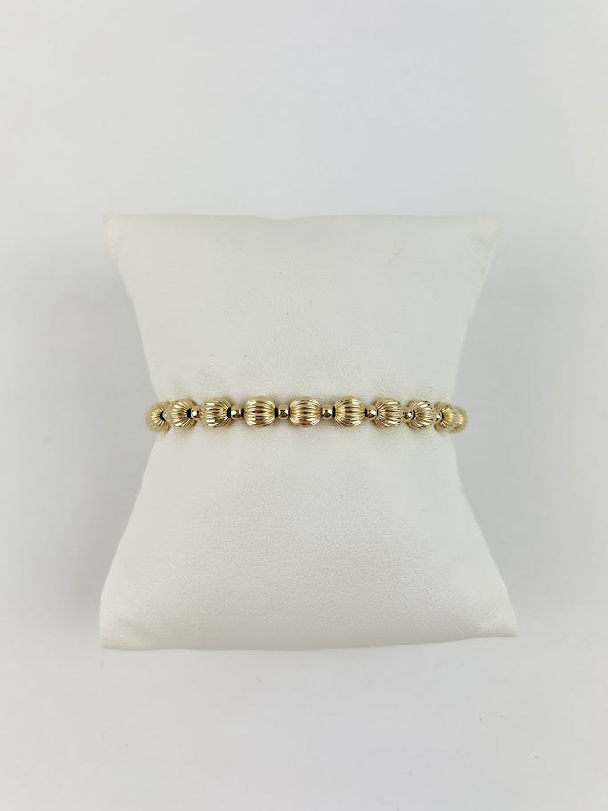Enewton Dignity Grateful 6mm Gold Bracelet Bracelets in  at Wrapsody