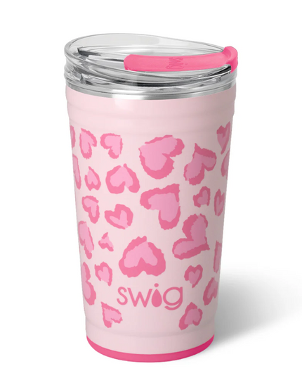 Swig 24oz Party Cup Wild At Heart Drinkware in at Wrapsody
