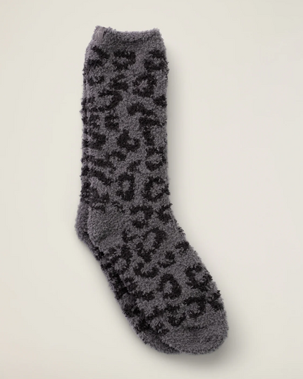 Barefoot Dreams Socks - In The Wild Loungewear in Graphite/Carbon at Wrapsody