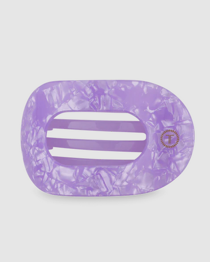 Teleties Lavender Mist Round Flat Clip Medium Hair Accessories in at Wrapsody