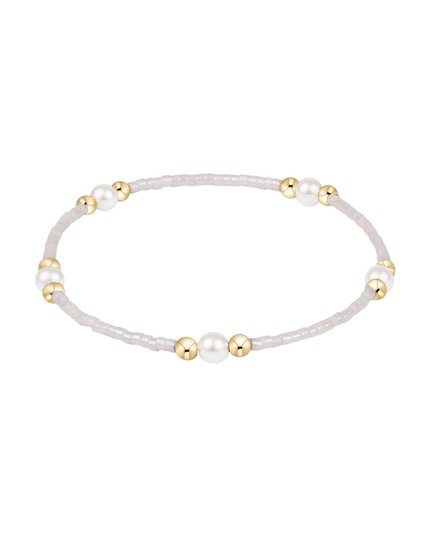 Enewton Hope Purpose Pearl Bracelet Silky White Bracelets in at Wrapsody