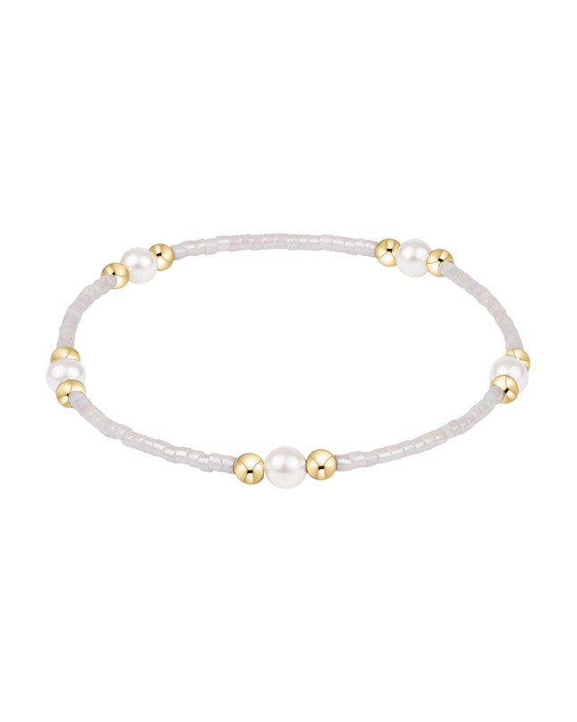 Enewton Hope Purpose Pearl Bracelet Silky White Bracelets in at Wrapsody