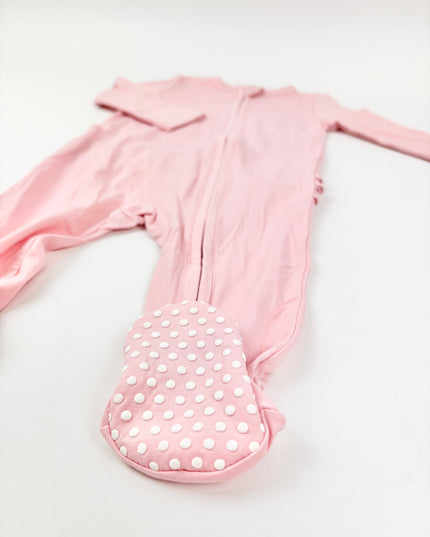 Angel Dear Pink Dolphin 2-Way Zipper Footie Baby in at Wrapsody