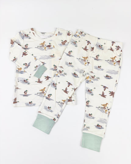 Angel Dear Migrating Mallards Loungewear Set Baby in at Wrapsody
