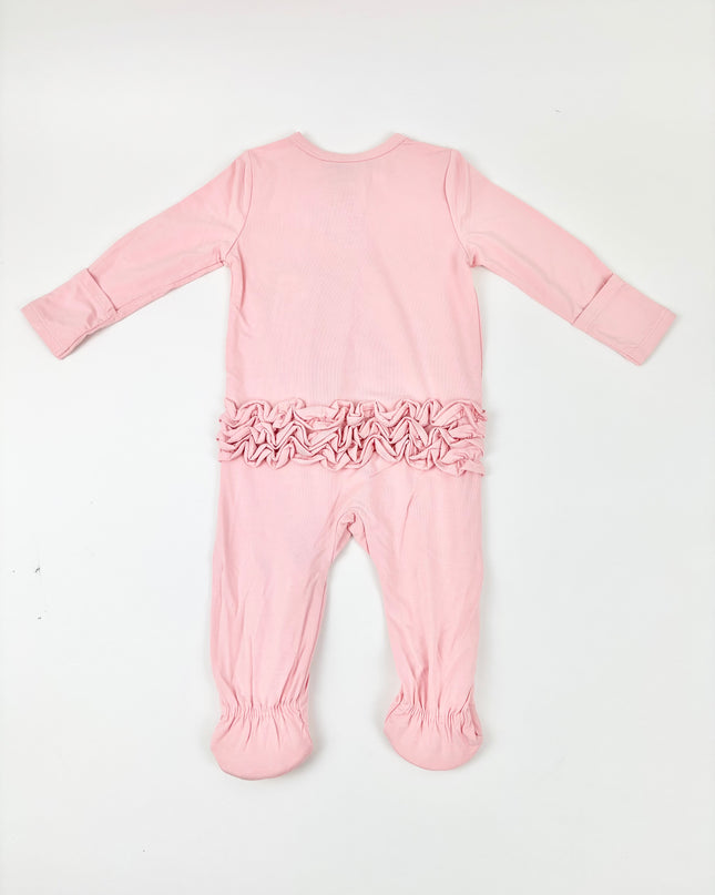 Angel Dear Pink Dolphin 2-Way Zipper Footie Baby in at Wrapsody