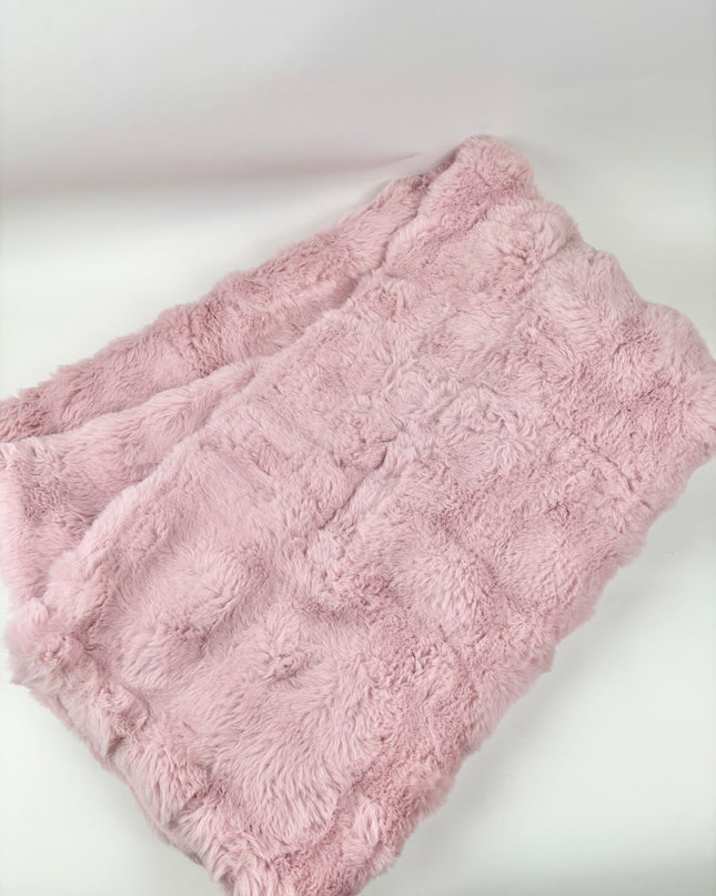 Faux Fur Pink Throw Blanket Blankets & Throws in at Wrapsody