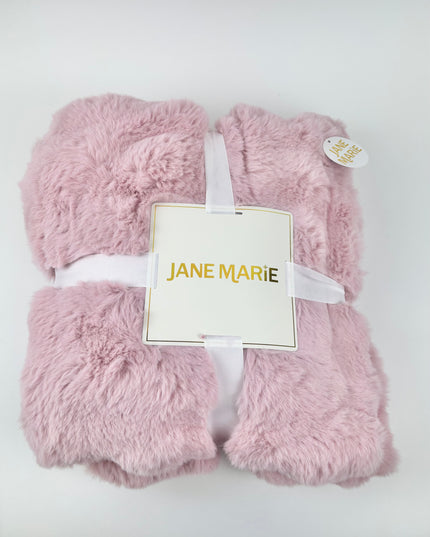 Faux Fur Pink Throw Blanket Blankets & Throws in at Wrapsody