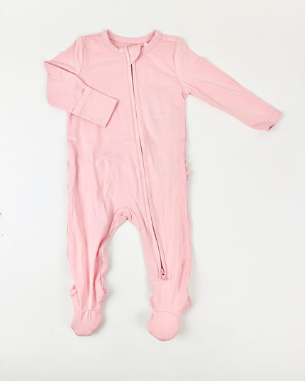 Angel Dear Pink Dolphin 2-Way Zipper Footie Baby in at Wrapsody