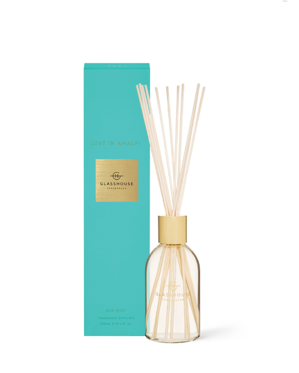 Glasshouse Diffuser 8.4oz Scents in Lost in Amalfi at Wrapsody