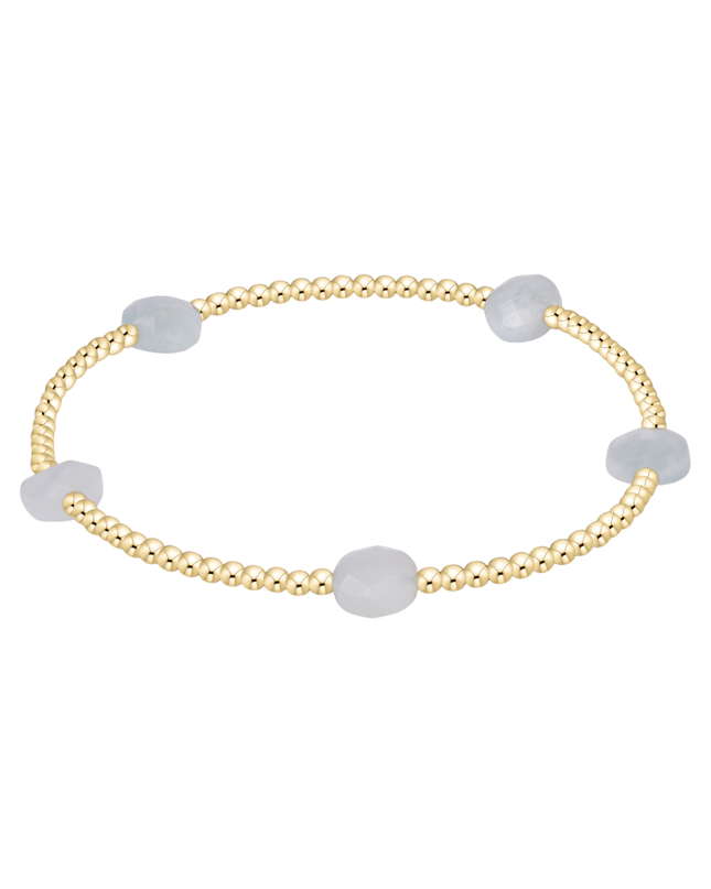 Enewton Admire Small 2mm Bracelet Aquamarine Bracelets in at Wrapsody