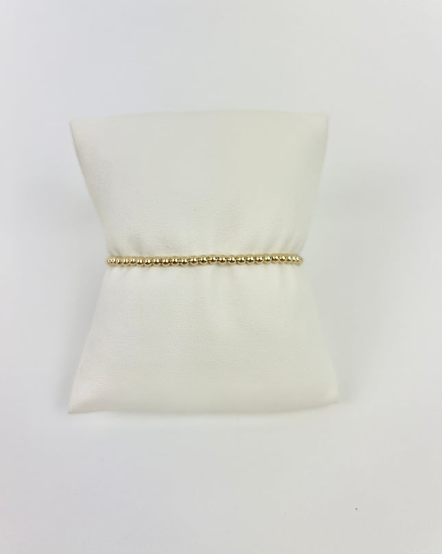 Enewton Classic Gold 3mm Bead Bracelet Bracelets in  at Wrapsody