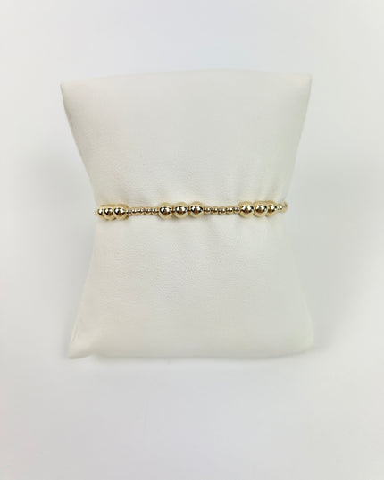 Enewton Gold Classic Joy Pattern 5mm Bead Bracelet Bracelets in  at Wrapsody