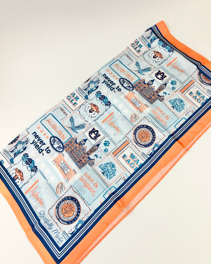 Auburn University Scarf Silk Hair Accessories in at Wrapsody