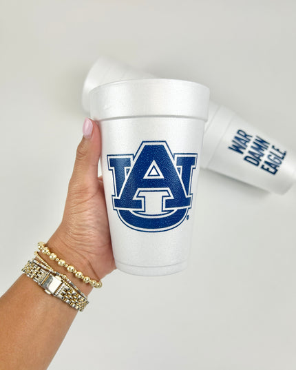 War Damn Eagle Foam Cup Set of 10 Drinkware in at Wrapsody