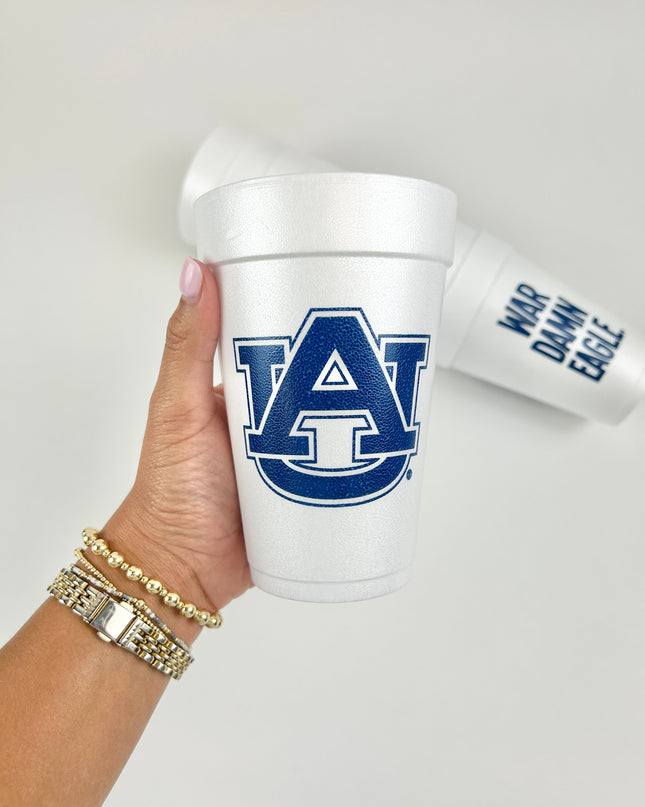 War Damn Eagle Foam Cup Set of 10 Drinkware in at Wrapsody