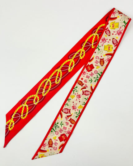 Sorority Silk Scarf Greek in Chi Omega at Wrapsody