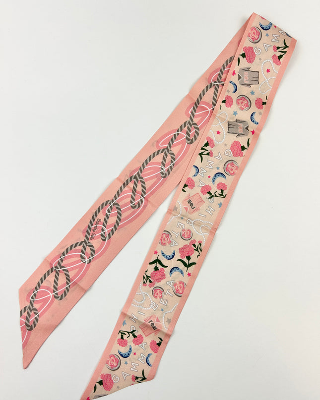 Sorority Silk Scarf Greek in Gamma Phi Beta at Wrapsody