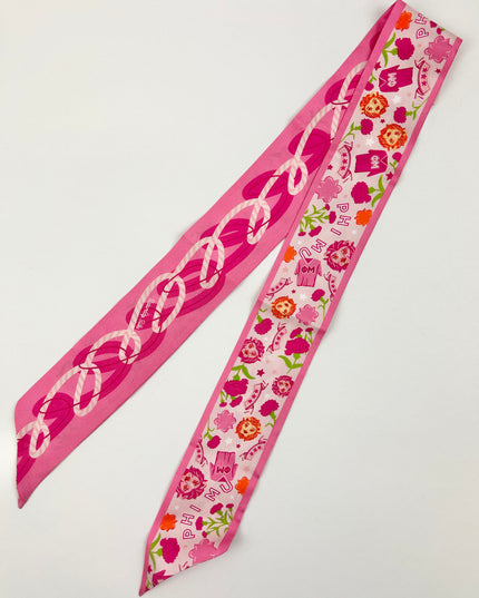 Sorority Silk Scarf Greek in Phi Mu at Wrapsody