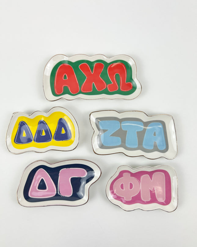 Sorority Letter Trinket Dish Greek in at Wrapsody