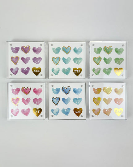 Sorority Mini Heart Art Greek in at Wrapsody