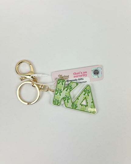 Sorority Printed Acrylic Keychain Greek in Kappa Delta at Wrapsody