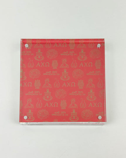 Sorority Toile Frame/Art Block Greek in Alpha Chi Omega at Wrapsody