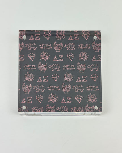 Sorority Toile Frame/Art Block Greek in Delta Zeta at Wrapsody