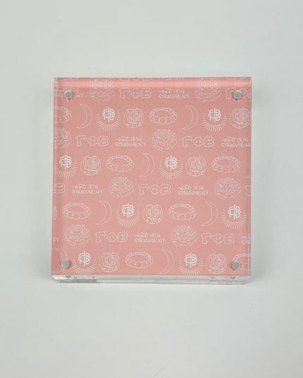 Sorority Toile Frame/Art Block Greek in Gamma Phi Beta at Wrapsody