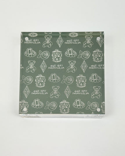 Sorority Toile Frame/Art Block Greek in Kappa Delta at Wrapsody
