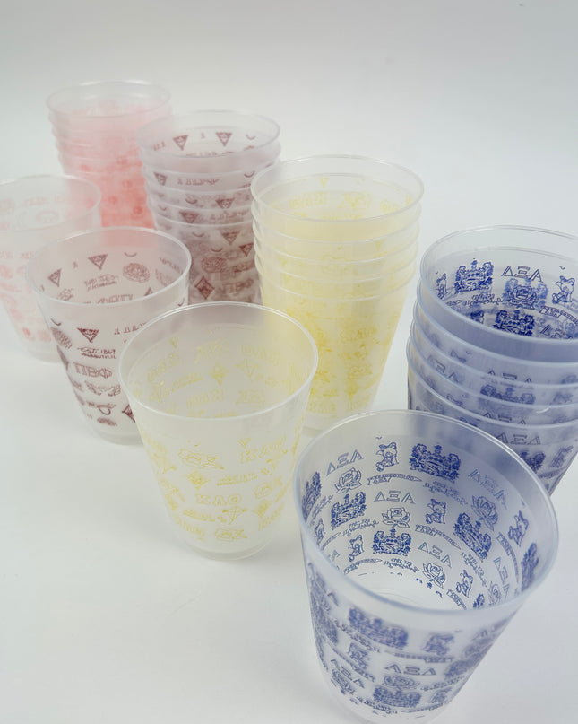 Sorority Toile Cup Set Greek in at Wrapsody