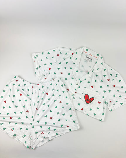 Sorority Heart PJ Set Greek in Alpha Gamma Delta at Wrapsody