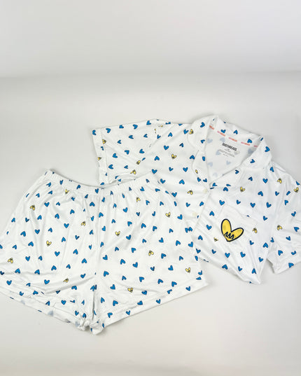 Sorority Heart PJ Set Greek in Delta Delta Delta at Wrapsody