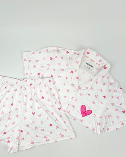 Sorority Heart PJ Set Greek in Gamma Phi Beta at Wrapsody