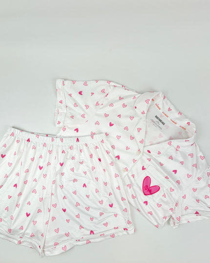 Sorority Heart PJ Set Greek in Phi Mu at Wrapsody