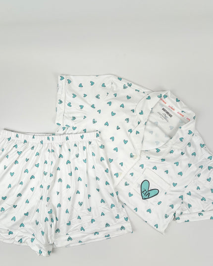 Sorority Heart PJ Set Greek in Zeta Tau Alpha at Wrapsody