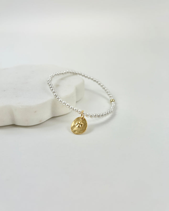 Enewton 3mm Pearl Inspire Small Charm Bracelet Bracelets in at Wrapsody