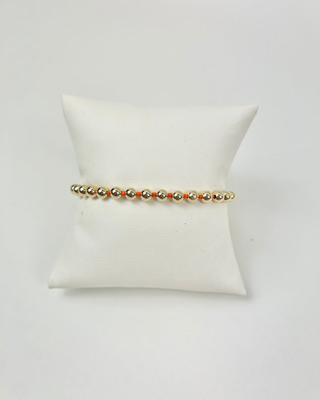 Enewton Gameday Hope Grateful 5mm Bracelet - Bright Orange Bracelets in at Wrapsody