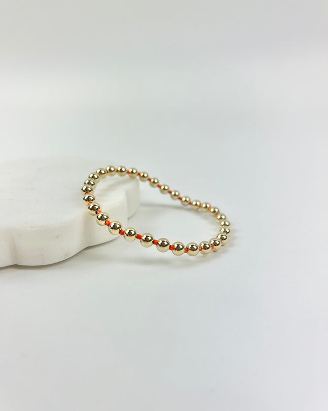 Enewton Gameday Hope Grateful 5mm Bracelet - Bright Orange Bracelets in at Wrapsody