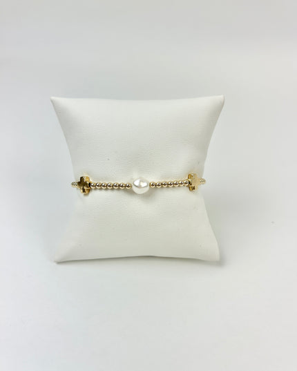 Enewton 3mm Signature Cross Admire Pearl Bracelet Bracelets in at Wrapsody