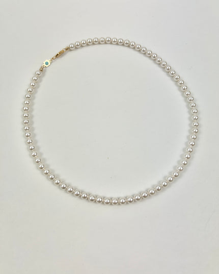 Enewton 15" Classic 5mm Pearl Bead Choker Necklaces in at Wrapsody