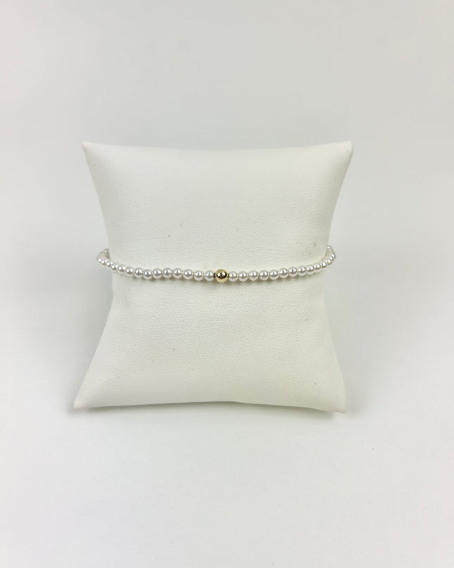 Extends Classic 3mm Pearl Bead Bracelet Bracelets in at Wrapsody