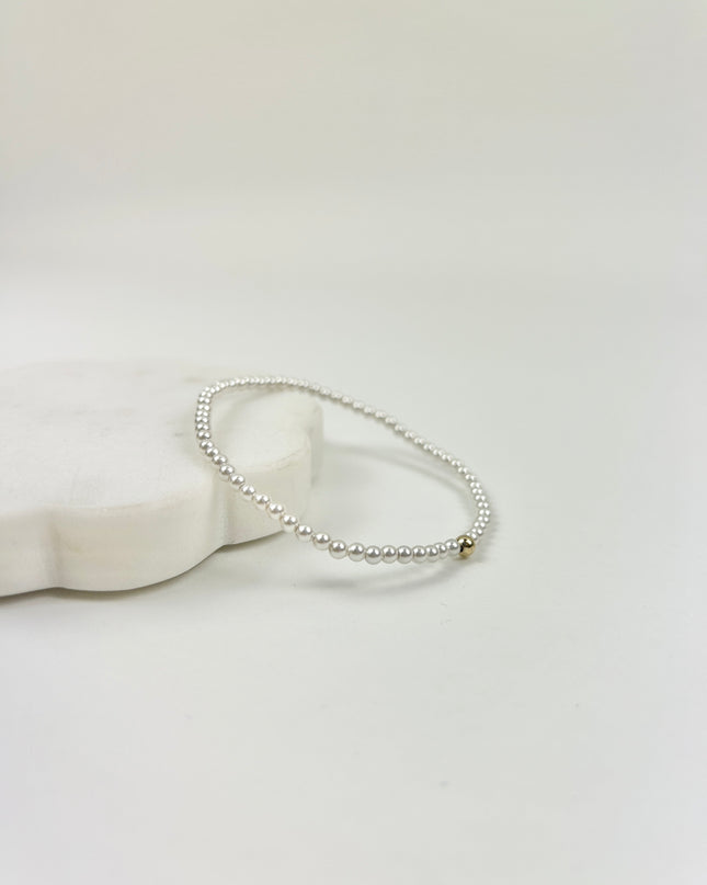 Extends Classic 3mm Pearl Bead Bracelet Bracelets in at Wrapsody