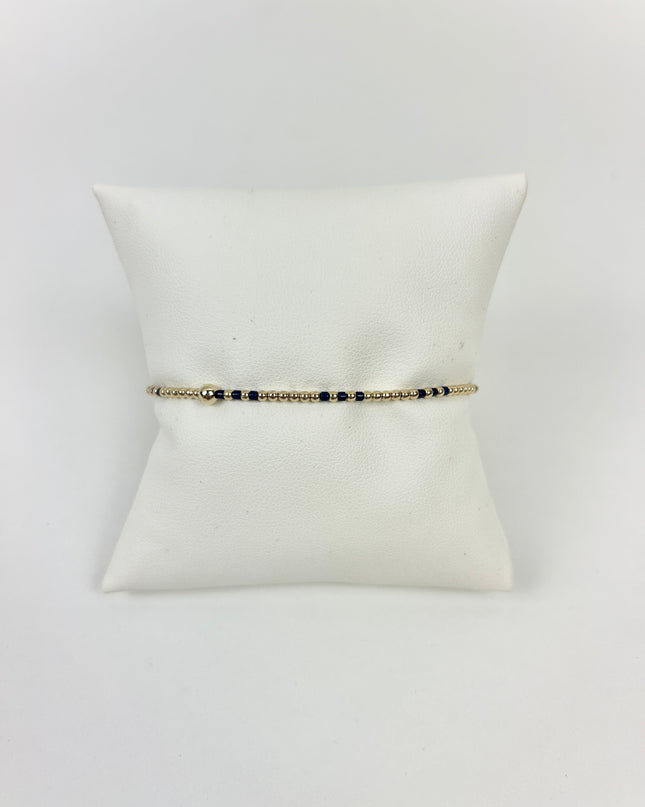 Enewton Gameday Hope Joy 2mm Bracelet - Matte Navy Bracelets in at Wrapsody